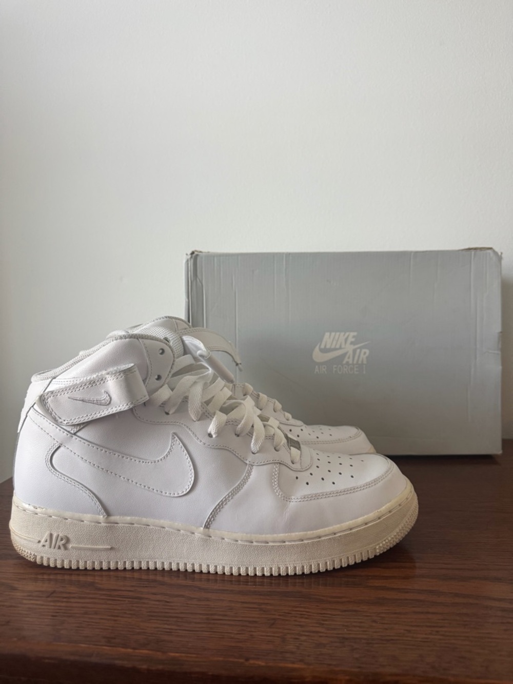 Nike Air Force 1 Mid ‘07 White Sneakers